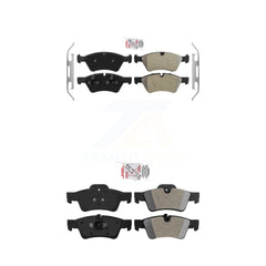 AmeriBRAKES KNF-100422 Disc Brake Pad for 2005-2013 Mercedes-Benz ML350, Mercedes-Benz GL350 and More - Front and Rear