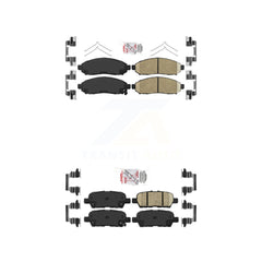 AmeriBRAKES KNF-100428 Disc Brake Pad for 2011-2015 Nissan LEAF - Front and Rear