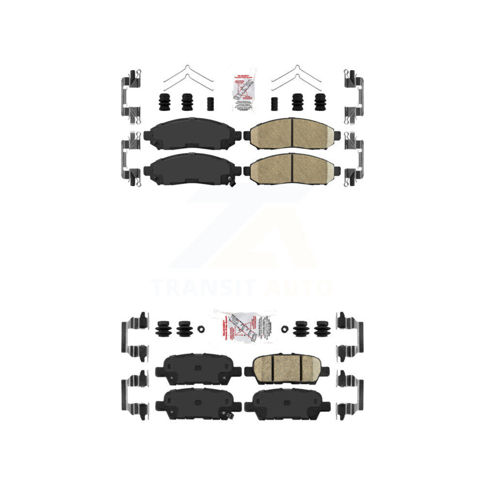 AmeriBRAKES KNF-100429 Disc Brake Pad for 2011-2015 Nissan LEAF - Front and Rear