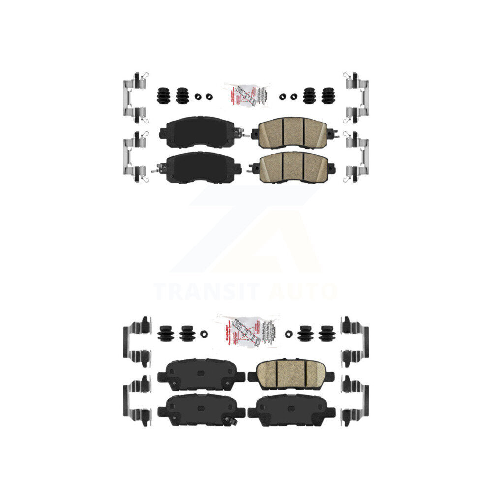 AmeriBRAKES KNF-100431 Disc Brake Pad for 2013-2023 Nissan Altima, Nissan LEAF - Front and Rear