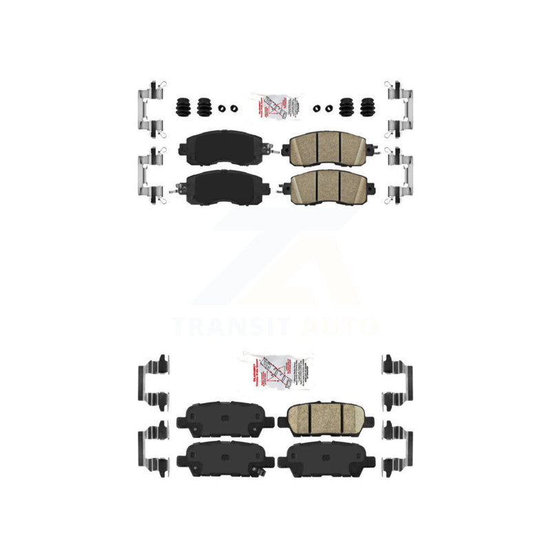 AmeriBRAKES KNF-100432 Disc Brake Pad for 2013-2023 Nissan Altima, Nissan LEAF - Front and Rear