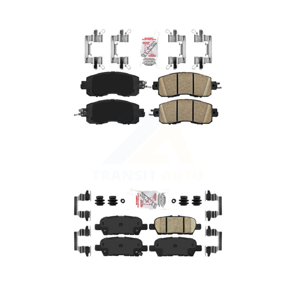 AmeriBRAKES KNF-100433 Disc Brake Pad for 2013-2023 Nissan Altima, Nissan LEAF - Front and Rear