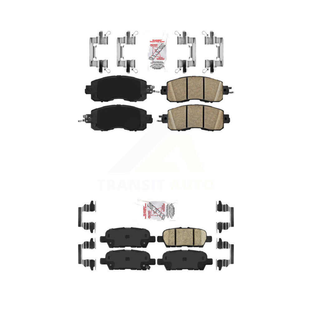 AmeriBRAKES KNF-100434 Disc Brake Pad for 2013-2023 Nissan Altima, Nissan LEAF - Front and Rear