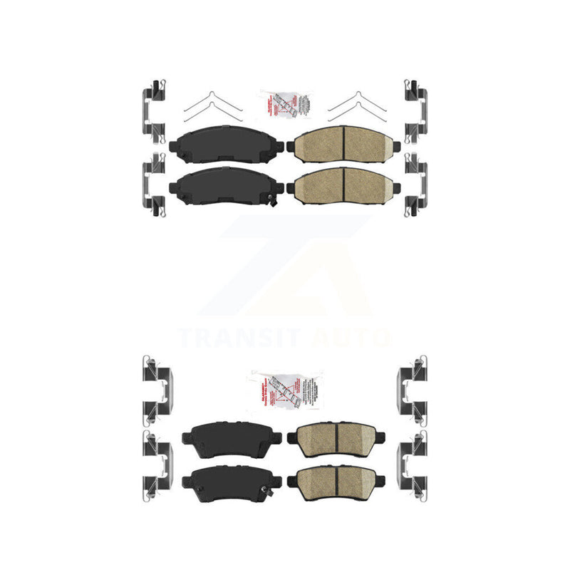 AmeriBRAKES KNF-100435 Disc Brake Pad for 2004-2012 Nissan Pathfinder, Nissan Xterra - Front and Rear