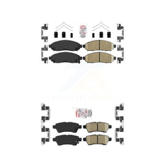 AmeriBRAKES KNF-100436 Disc Brake Pad for 2004-2012 Nissan Pathfinder, Nissan Xterra - Front and Rear
