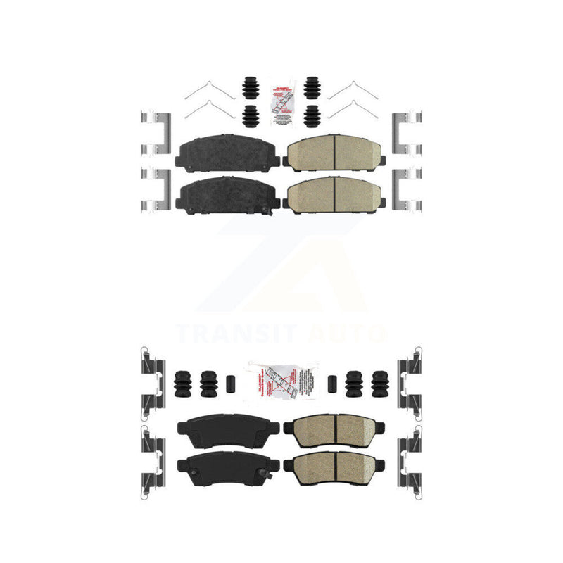 AmeriBRAKES KNF-100438 Disc Brake Pad for 2011-2012 Suzuki Equator - Front and Rear