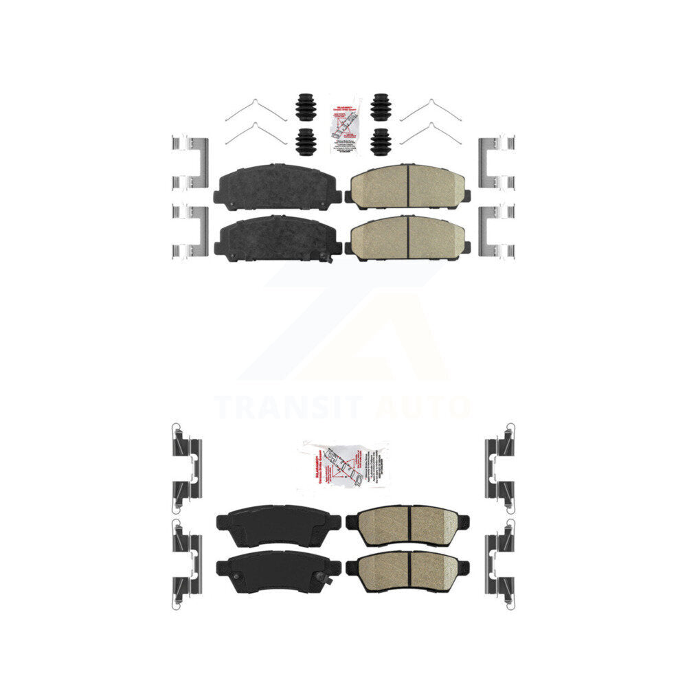 AmeriBRAKES KNF-100439 Disc Brake Pad for 2011-2012 Suzuki Equator - Front and Rear