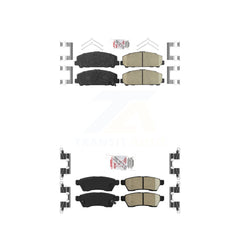 AmeriBRAKES KNF-100441 Disc Brake Pad for 2011-2012 Suzuki Equator - Front and Rear