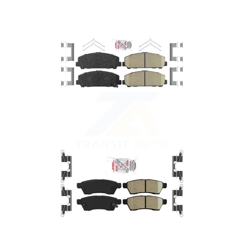 AmeriBRAKES KNF-100441 Disc Brake Pad for 2011-2012 Suzuki Equator - Front and Rear