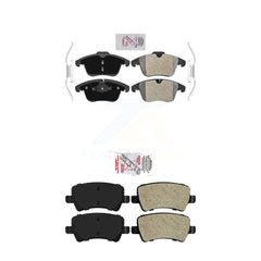 AmeriBRAKES KNF-100448 Disc Brake Pad for 2008-2018 Volvo S60, Volvo V60 and More - Front and Rear