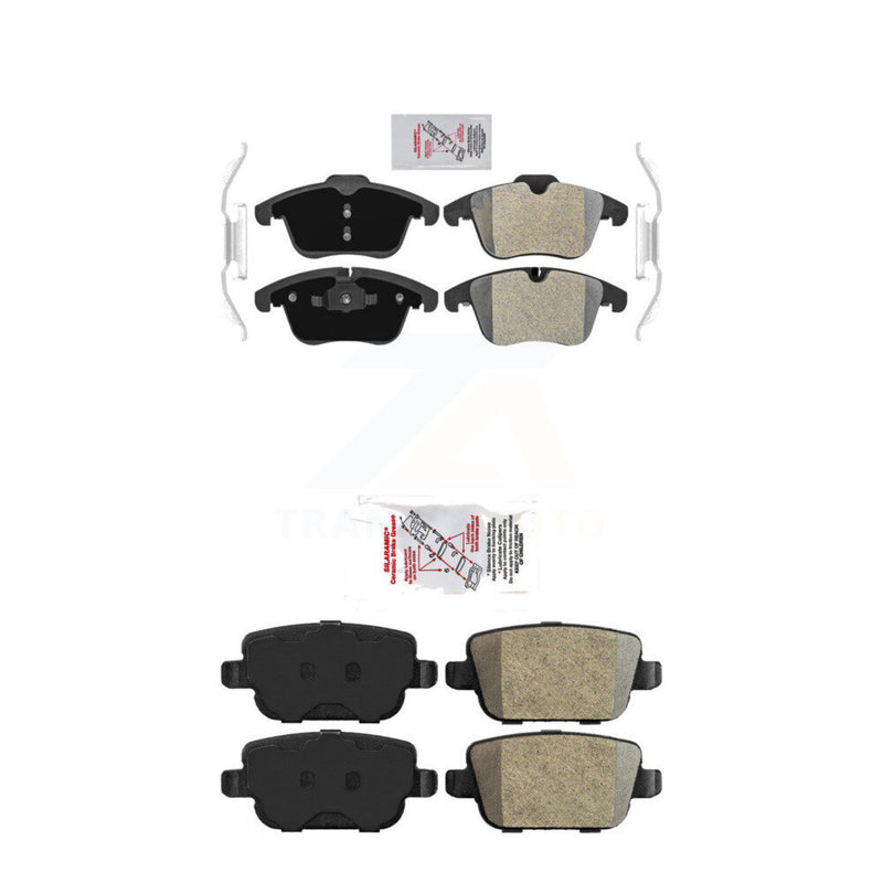 AmeriBRAKES KNF-100450 Disc Brake Pad for 2007-2011 Land Rover LR2, Volvo S80 - Front and Rear