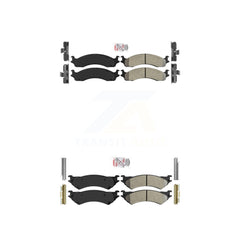 AmeriBRAKES KNF-100457 Disc Brake Pad for 1998-2007 Ford E-350 Econoline, Ford E-250 and More - Front and Rear
