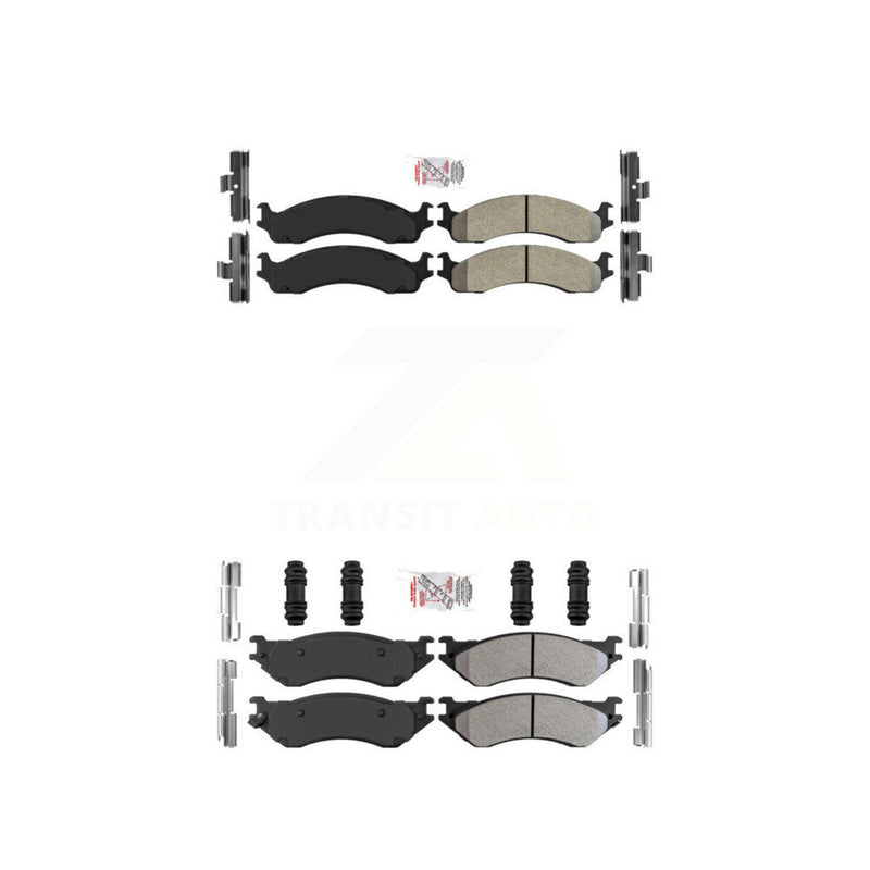 AmeriBRAKES KNF-100462 Disc Brake Pad for 2001-2002 Dodge Ram 2500, Dodge Ram 3500 - Front and Rear