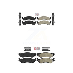 AmeriBRAKES KNF-100463 Disc Brake Pad for 2001-2002 Dodge Ram 2500, Dodge Ram 3500 - Front and Rear