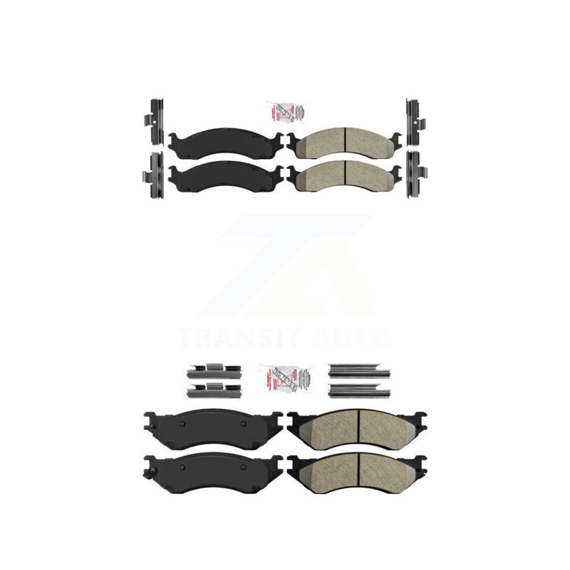 AmeriBRAKES KNF-100463 Disc Brake Pad for 2001-2002 Dodge Ram 2500, Dodge Ram 3500 - Front and Rear
