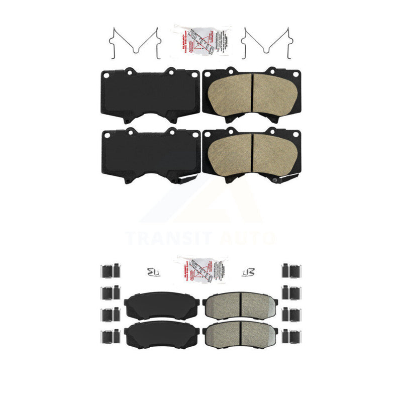 AmeriBRAKES KNF-100464 Disc Brake Pad for 2001-2023 Lexus GX460, Toyota FJ Cruiser and More - Front and Rear