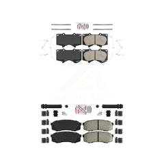 AmeriBRAKES KNF-100467 Disc Brake Pad for 2001-2023 Lexus GX460, Toyota FJ Cruiser and More - Front and Rear