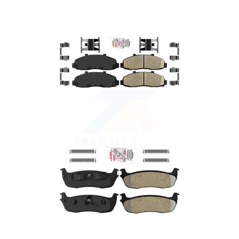AmeriBRAKES KNF-100474 Disc Brake Pad for 1997-2004 Ford F-150 Heritage, Lincoln Blackwood, Ford F-150 - Front and Rear