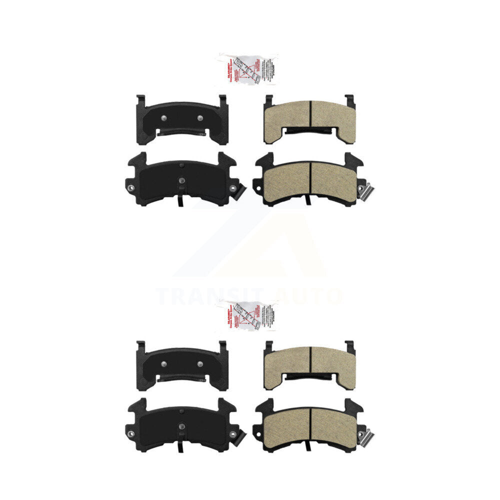 AmeriBRAKES KNF-100479 Disc Brake Pad for 1980-1988 Chevrolet Camaro, Pontiac Firebird and More - Front and Rear