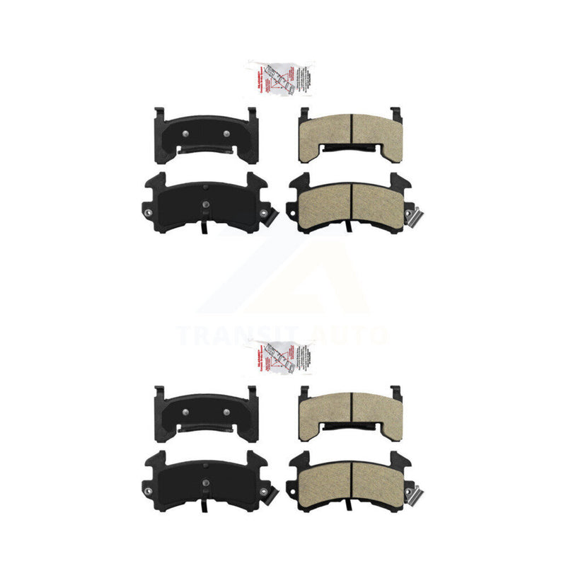 AmeriBRAKES KNF-100479 Disc Brake Pad for 1980-1988 Chevrolet Camaro, Pontiac Firebird and More - Front and Rear