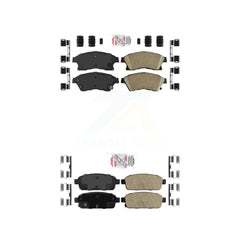 AmeriBRAKES KNF-100487 Disc Brake Pad for 2011-2017 Chevrolet Cruze Limited, Chevrolet Cruze, Chevrolet Sonic - Front and Rear