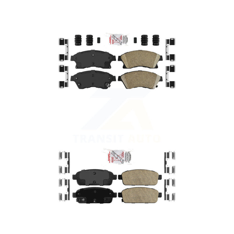 AmeriBRAKES KNF-100487 Disc Brake Pad for 2011-2017 Chevrolet Cruze Limited, Chevrolet Cruze, Chevrolet Sonic - Front and Rear