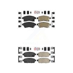 AmeriBRAKES KNF-100488 Disc Brake Pad for 2011-2017 Chevrolet Cruze Limited, Chevrolet Cruze, Chevrolet Sonic - Front and Rear