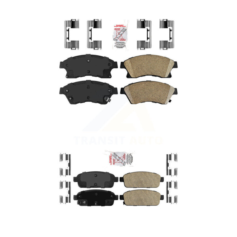 AmeriBRAKES KNF-100489 Disc Brake Pad for 2011-2017 Chevrolet Cruze Limited, Chevrolet Cruze, Chevrolet Sonic - Front and Rear
