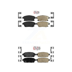 AmeriBRAKES KNF-100493 Disc Brake Pad for 2011-2017 Chevrolet Cruze, Buick Encore and More - Front and Rear