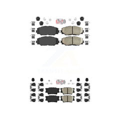 AmeriBRAKES KNF-100516 Disc Brake Pad for 2006-2018 Toyota RAV4, Lexus HS250h - Front and Rear
