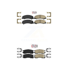 AmeriBRAKES KNF-100519 Disc Brake Pad for 2006-2010 Chevrolet Impala, Buick Allure and More - Front and Rear