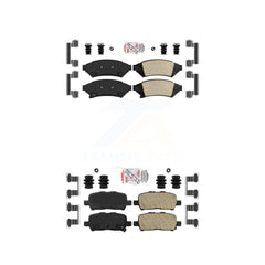 AmeriBRAKES KNF-100521 Disc Brake Pad for 2004-2009 Buick Allure, Buick LaCrosse, Pontiac Grand Prix - Front and Rear