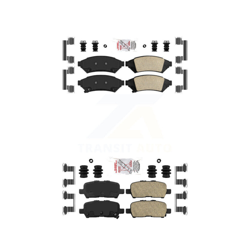 AmeriBRAKES KNF-100521 Disc Brake Pad for 2004-2009 Buick Allure, Buick LaCrosse, Pontiac Grand Prix - Front and Rear