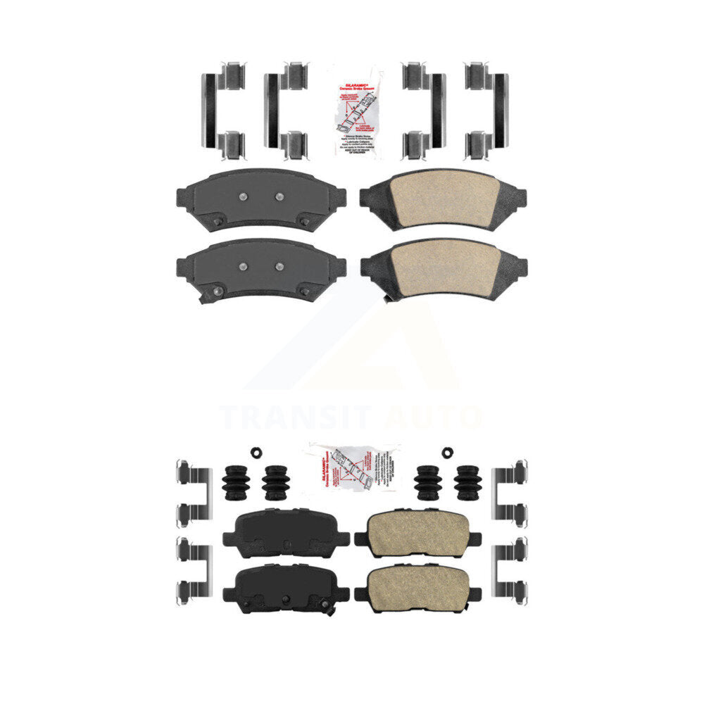 AmeriBRAKES KNF-100523 Disc Brake Pad for 2004-2009 Buick Allure, Buick LaCrosse, Pontiac Grand Prix - Front and Rear