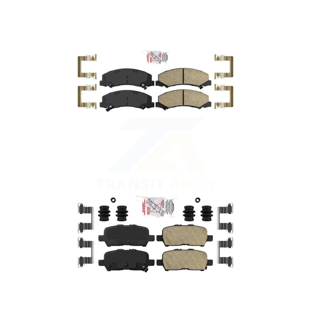 AmeriBRAKES KNF-100527 Disc Brake Pad for 2010-2016 Chevrolet Impala Limited, Chevrolet Impala - Front and Rear