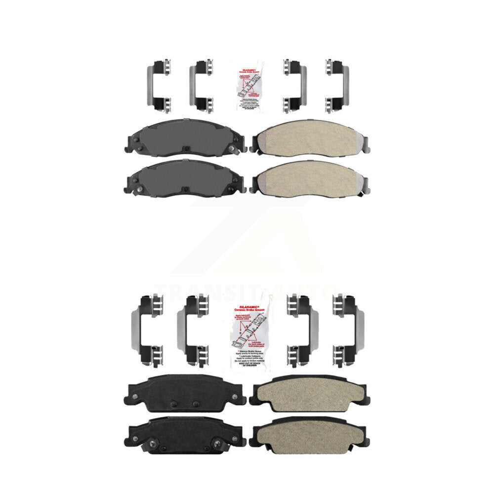 AmeriBRAKES KNF-100548 Disc Brake Pad for 2003-2008 Cadillac CTS, Cadillac STS, Pontiac Grand Prix - Front and Rear