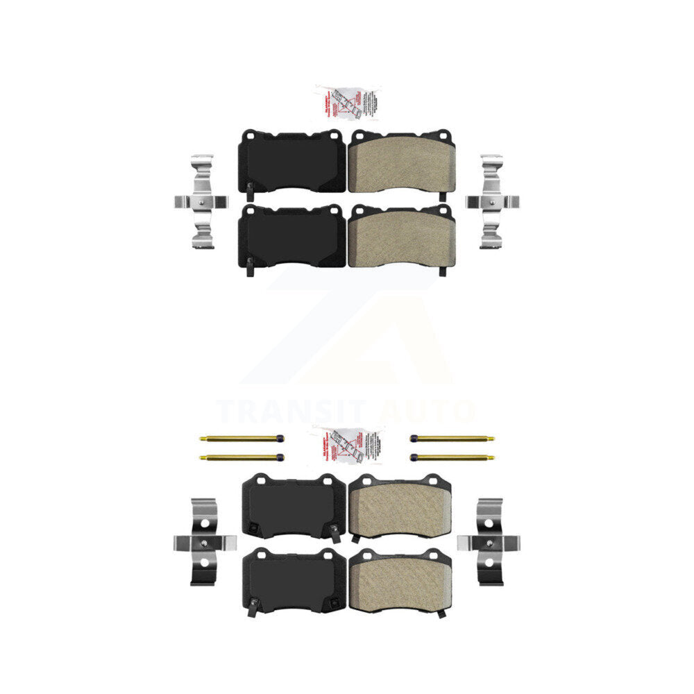 AmeriBRAKES KNF-100549 Disc Brake Pad for 2004-2021 Tesla X, Tesla S and More - Front and Rear
