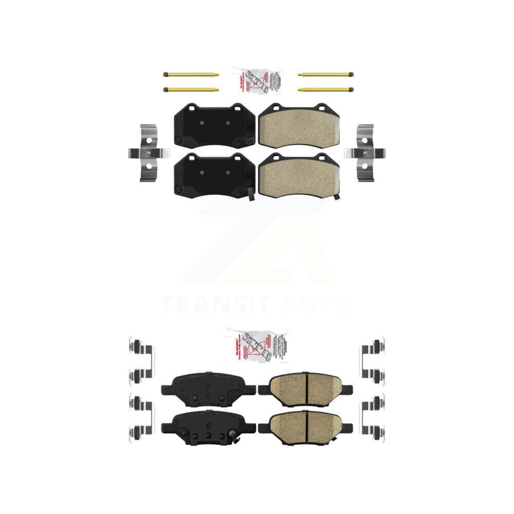 AmeriBRAKES KNF-100554 Disc Brake Pad for 2008-2010 Chevrolet HHR - Front and Rear