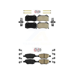 AmeriBRAKES KNF-100554 Disc Brake Pad for 2008-2010 Chevrolet HHR - Front and Rear