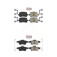 AmeriBRAKES KNF-100555 Disc Brake Pad for 2006-2010 Saturn Sky, Pontiac Solstice - Front and Rear