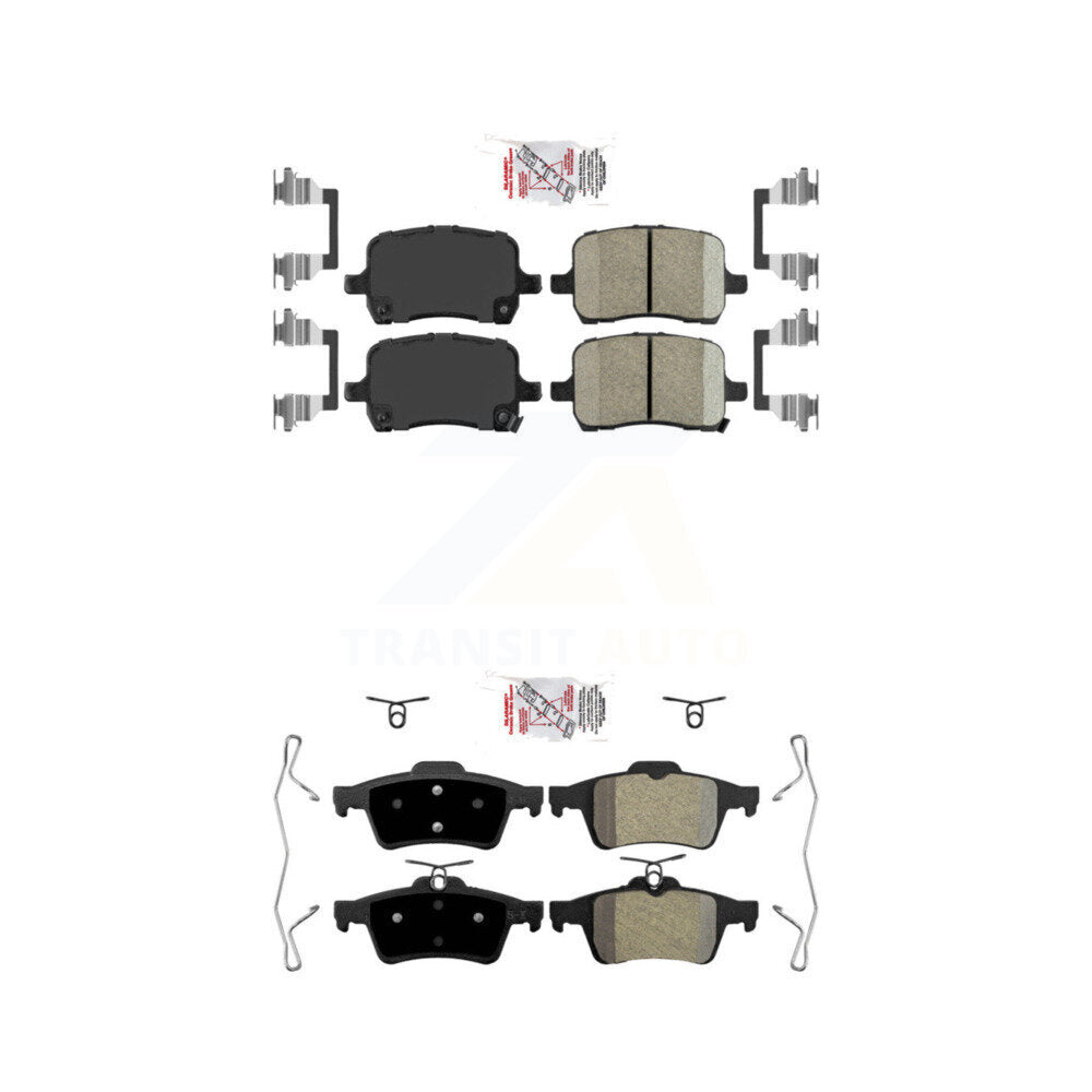 AmeriBRAKES KNF-100557 Disc Brake Pad for 2006-2010 Saturn Sky, Pontiac Solstice - Front and Rear