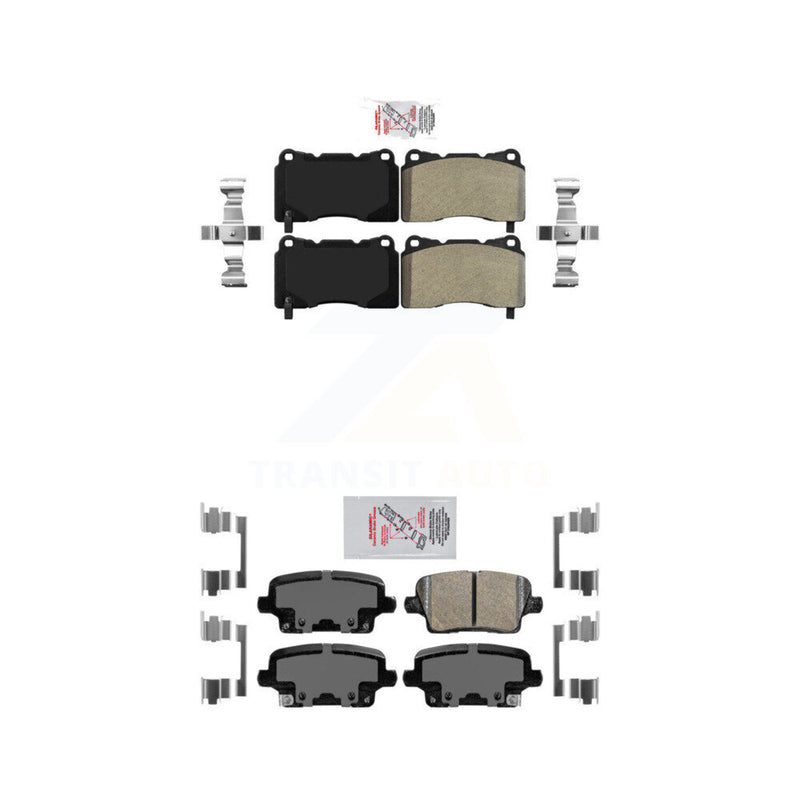 AmeriBRAKES KNF-100564 Disc Brake Pad for 2018-2020 Buick Regal Sportback - Front and Rear