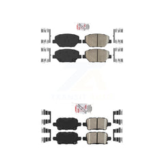 AmeriBRAKES KNF-100565 Disc Brake Pad for 2018-2020 Buick Regal Sportback, Chevrolet Equinox and More - Front and Rear