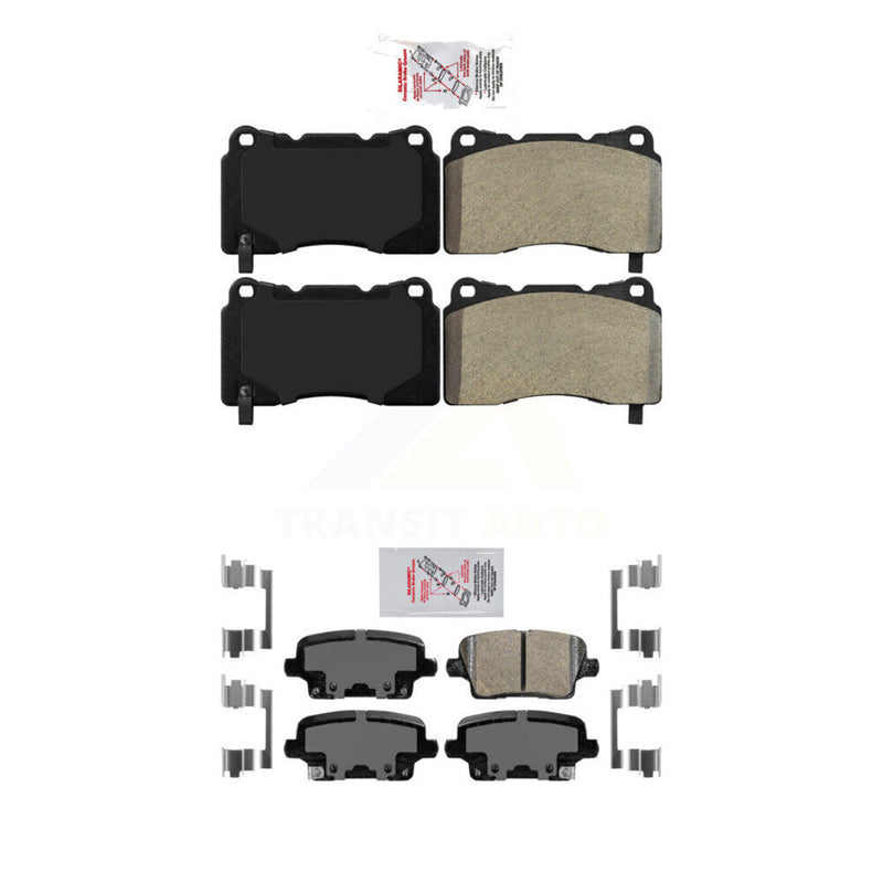 AmeriBRAKES KNF-100567 Disc Brake Pad for 2018-2020 Buick Regal Sportback - Front and Rear
