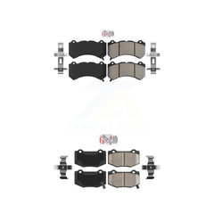 AmeriBRAKES KNF-100572 Disc Brake Pad for 2015-2020 Chevrolet Camaro, Chevrolet Corvette, Cadillac ATS - Front and Rear