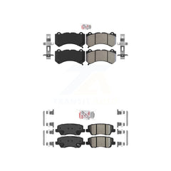 AmeriBRAKES KNF-100574 Disc Brake Pad for 2015-2016 Cadillac CTS - Front and Rear