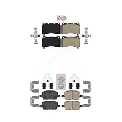 AmeriBRAKES KNF-100576 Disc Brake Pad for 2016-2022 Chevrolet Camaro, Cadillac CT6 - Front and Rear