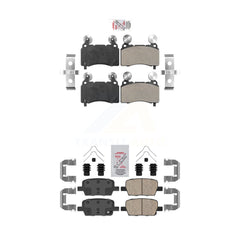 AmeriBRAKES KNF-100580 Disc Brake Pad for 2016-2020 Cadillac CT6 - Front and Rear