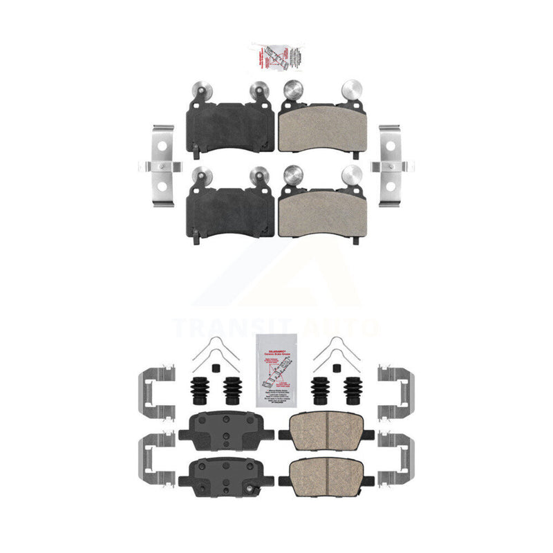 AmeriBRAKES KNF-100580 Disc Brake Pad for 2016-2020 Cadillac CT6 - Front and Rear