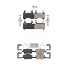 AmeriBRAKES KNF-100581 Disc Brake Pad for 2016-2020 Cadillac CT6 - Front and Rear